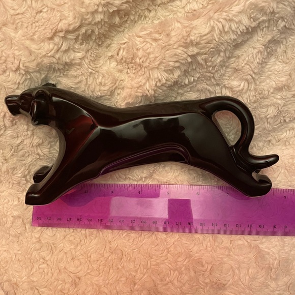 RARE Giftcraft Japan VintageBlack Jaguar/Panther Ceramic in Like New Condition - Picture 2 of 13